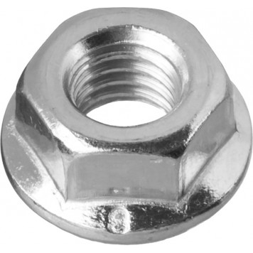 303630-06 | Гайка DIN 6923 с фланцем, M6, 5 кг, кл. пр. 8, оцинкованная, ЗУБР МАСТЕР-0