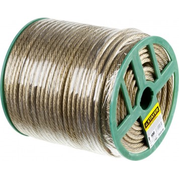 30410-80 | Трос стальной в полимерной оболочке, d=8,0 мм, L=100 м, STAYER-0