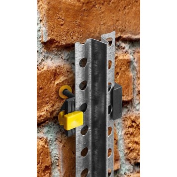 3095-50 | 50 шт зажим пластиковый для маячкового профиля, ЗАМШ-П, ЗУБР МАСТЕР-4