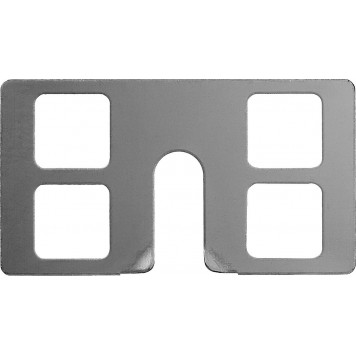 30950-50 | 50 шт крепление для установки маячковых профилей, креммер, ЗУБР МАСТЕР-0