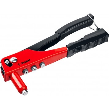 31050 | Заклепочник для алюминиевых заклепок d=2,4-4,8 мм, cтальной корпус, МХ100, ЗУБР МАСТЕР-5