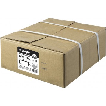 311165-200-70 | Скоба строительная кованая, 200 х 70 х 8мм, 100 шт, ЗУБР МАСТЕР-3