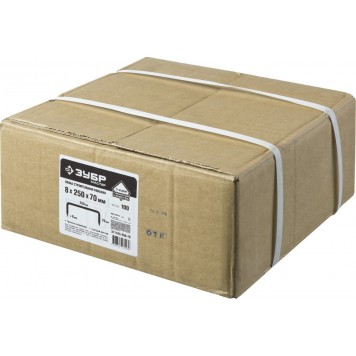 311165-250-70 | Скоба строительная кованая, 250 х 70 х 8мм, 100 шт, ЗУБР МАСТЕР-3