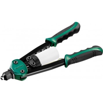 31161 | Заклепочник двуручный силовой компактный, для заклёпок d=2,4-4,8 мм из Al, стали, нерж стали, усил литой корпус, KRAFTOOL MAXKRAFT-0