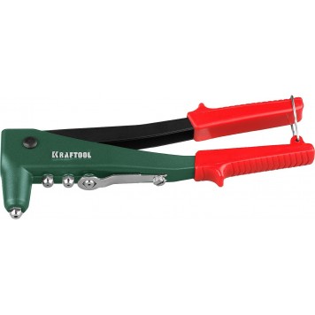 31170 | Заклепочник с литым корпусом, для заклёпок d=2,4-4,8 мм - алюминий и сталь, d=2,4-4,0 - нерж сталь, KRAFTOOL NX-3-0