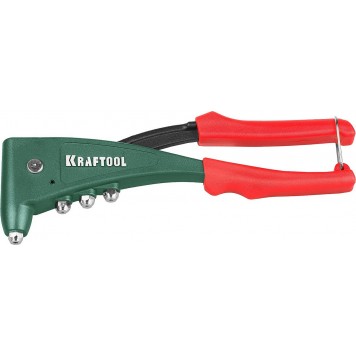 31173 | Заклепочник с усиленным литым корпусом, для заклёпок d=2,4-4,8 мм - алюминий и сталь, d=2,4-4,0 - нерж сталь, KRAFTOOL NX-5-0