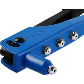 31190 | Заклепочник усиленный, d=2,4-4,8 мм - алюминий и сталь, d=2,4-4,0 - нерж сталь, стальной корпус, ПРО-600, ЗУБР ПРОФЕССИОНАЛ-6