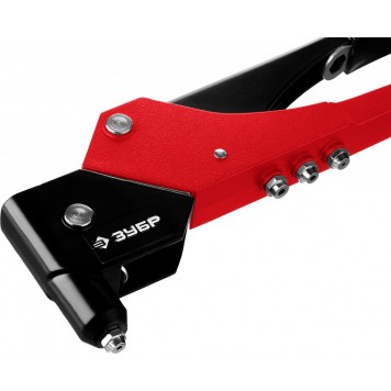 31191 | Заклепочник поворотный 0-360°, для заклёпок d=2,4-4,8 мм из алюминия и стали, литой корпус, МХ360, ЗУБР МАСТЕР-7