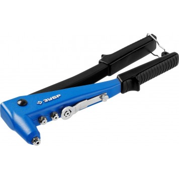 31192 | Заклепочник усиленный, d=2,4 / 3,2 / 4,0 / 4,8 мм - алюминий и сталь, d=2,4 / 3,2 / 4,0 - нерж сталь, литой корпус, ПРО-650, ЗУБР ПРОФЕССИОНАЛ-0