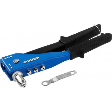 31194 | Заклепочник поворотный 90-180°, для заклёпок d=2,4-4,8 мм - алюминий и сталь, d=2,4-4,0 - нерж сталь, литой корпус, Профессиона, ПРО-180, ЗУБР ПРОФЕССИОНАЛ-0