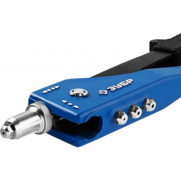 31194 | Заклепочник поворотный 90-180°, для заклёпок d=2,4-4,8 мм - алюминий и сталь, d=2,4-4,0 - нерж сталь, литой корпус, Профессиона, ПРО-180, ЗУБР ПРОФЕССИОНАЛ-7