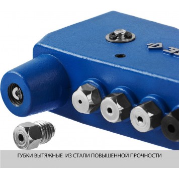 31196 | Заклепочник для резьбовых (М3, М4, М5, М6), для вытяжных d=2,4-4,8 мм - Al, сталь; d=2,4-4,0 мм - нержсталь, ЗУБР ПРОФЕССИОНАЛ-8