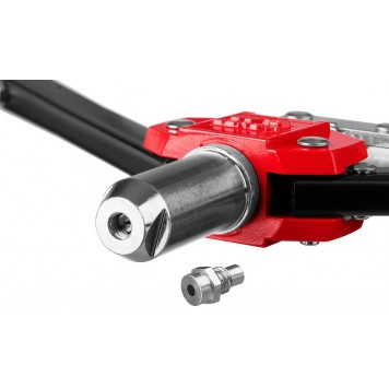 31198 | Заклепочник двуручный силовой, для заклёпок d=2,4-4,8мм - алюминий, сталь, нерж сталь, усиленный литой корпус, Т-48, ЗУБР ПРОФЕССИОНАЛ-6