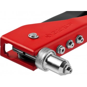 31199 | Заклепочник переставной 90-180°, для заклёпок d=2,4-4,8 мм из алюминия и стали, стальной корпус, МХ180, ЗУБР МАСТЕР-6