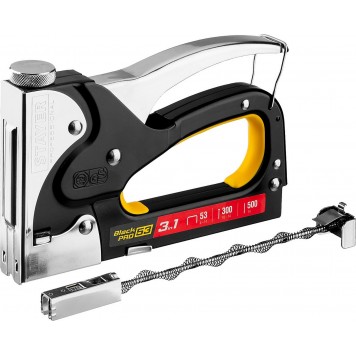 31507 | Степлер для скоб "BlackPro 53" 3-в-1: тип 53 (4-14 мм) / 300 (10-14 мм) / 500 (14 мм), STAYER PROFESSIONAL-6