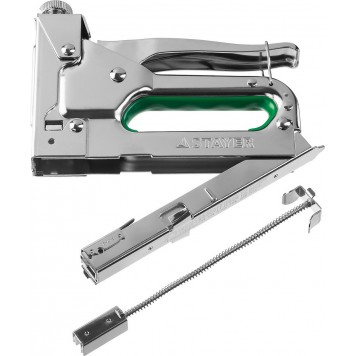 31508_z02 | Степлер "Max 140" с регулировкой силы удара, металл корпус 4-в-1: тип 140 (6-14 мм) / 28 (10-12 мм) / 300 (10-14 мм) / 500 (14 мм), STAYER-10