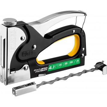 31510_z01 | Степлер для скоб "BlackPro 140" 4-в-1: тип 140 (6-14 мм) / 36 (10-14 мм) / 300 (10-14 мм) / 500 (14 мм), STAYER PROFESSIONAL-6