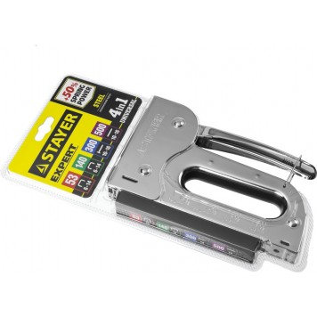 31515_z01 | Степлер для скоб 6-в-1: тип 53 (6-14 мм) / 140 (6-14 мм) / 13 (6-14 мм) / 53F (6-14 мм) / 300 (16 мм) / 500 (16 мм), STAYER-5