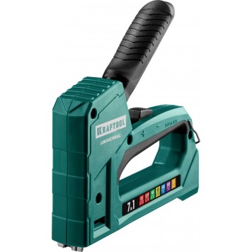 31524 | Степлер для скоб 7-в-1: 53(6-14мм)/53F(10-14мм)/140(10-14мм)/13(6-14мм)/36(10-14мм)/300(16мм)/500(16мм), скобы в компл, KRAFTOOL UNIVERSAL-3