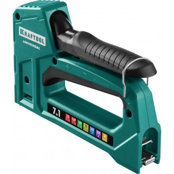 31524 | Степлер для скоб 7-в-1: 53(6-14мм)/53F(10-14мм)/140(10-14мм)/13(6-14мм)/36(10-14мм)/300(16мм)/500(16мм), скобы в компл, KRAFTOOL UNIVERSAL-4