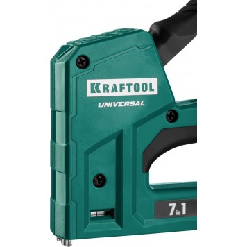 31524 | Степлер для скоб 7-в-1: 53(6-14мм)/53F(10-14мм)/140(10-14мм)/13(6-14мм)/36(10-14мм)/300(16мм)/500(16мм), скобы в компл, KRAFTOOL UNIVERSAL-5