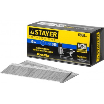 31530-50 | 50 мм гвозди для нейлера тип 300, 5000 шт, STAYER-3