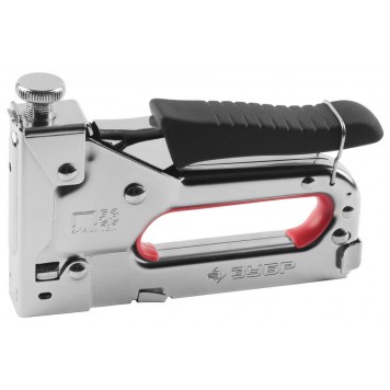 31565 | Степлер металлический пружинный, регулируемый, тип 53, 4-14 мм, ЗУБР-0