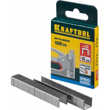 31670-10 | скобы для степлера тонкие тип 53, 1000 шт 10 мм, KRAFTOOL-0