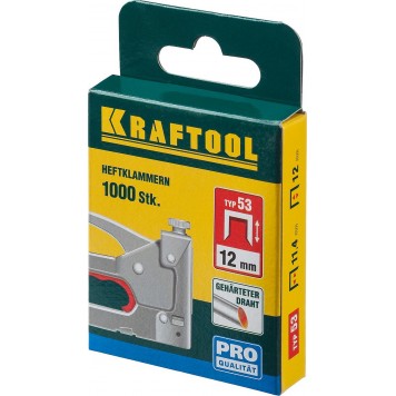 31670-12 | 12 мм скобы для степлера тонкие тип 53, 1000 шт, KRAFTOOL-3