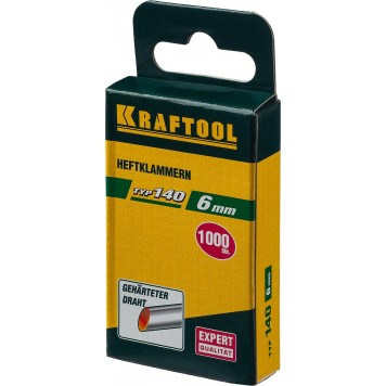 31680-06 | 6 мм скобы для степлера плоские тип 140, 1000 шт, KRAFTOOL-3