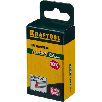 31680-12 | 12 мм скобы для степлера плоские тип 140, 1000 шт, KRAFTOOL-3