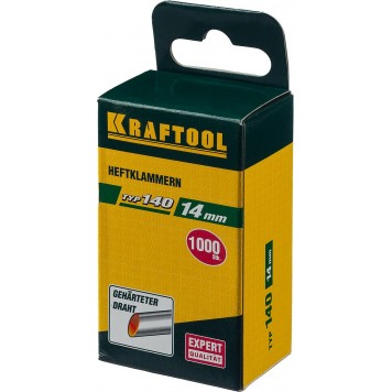 31680-14 | 14 мм скобы для степлера плоские тип 140, 1000 шт, KRAFTOOL-3