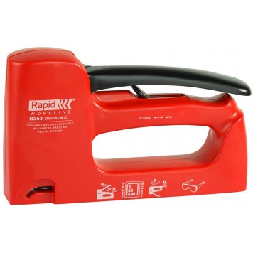 31710-R253 | Степлер пластмассовый, скоба: красная, тип 53, 6-14 мм, RAPID WORKLINE-0