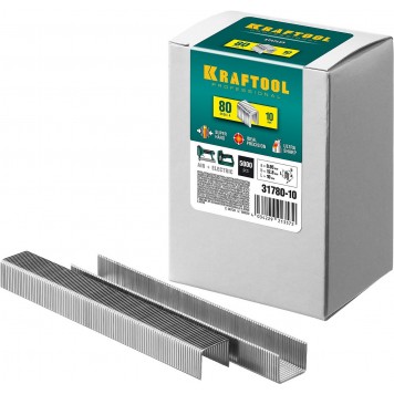 31780-10 | скобы для степлера тип 80, 5000 шт 10 мм, KRAFTOOL-0