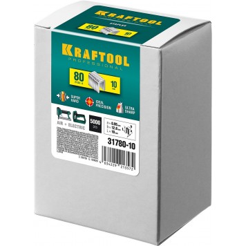 31780-10 | скобы для степлера тип 80, 5000 шт 10 мм, KRAFTOOL-3