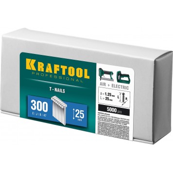 31785-25 | 25 мм гвозди для нейлера тип 300, 5000 шт, KRAFTOOL-3