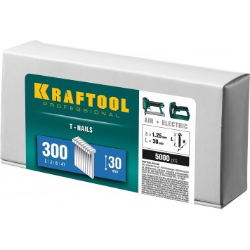 31785-30 | 30 мм гвозди для нейлера тип 300, 5000 шт, KRAFTOOL-3