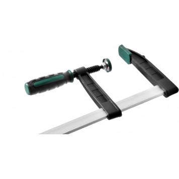 32011-120-800 | Струбцина, тип "F", DIN 5117, двухкомпонентная ручка, 120х800мм, KRAFTOOL-10