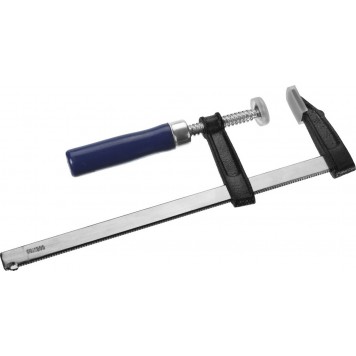 3205-50-200 | Струбцина, тип "F", деревянная ручка, стальная закаленная рейка, 50х200мм, DEXX-0