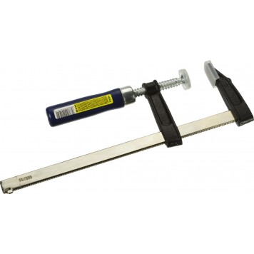 3205-50-200 | Струбцина, тип "F", деревянная ручка, стальная закаленная рейка, 50х200мм, DEXX-1