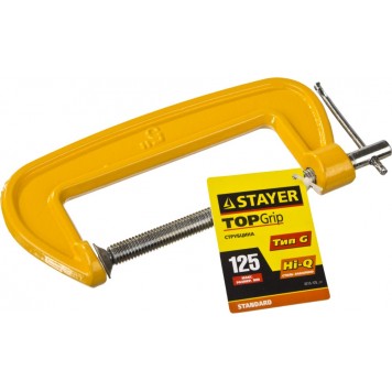 3215-125_z01 | Струбцина G-образная, 125мм, STAYER-3