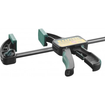 32226-60 | Струбцина ручная пистолетная, пластиковый корпус, 600/800мм, 150кгс, KRAFTOOL ECOKRAFT-12