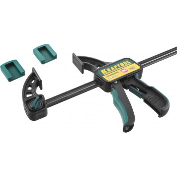 32226-60 | Струбцина ручная пистолетная, пластиковый корпус, 600/800мм, 150кгс, KRAFTOOL ECOKRAFT-13