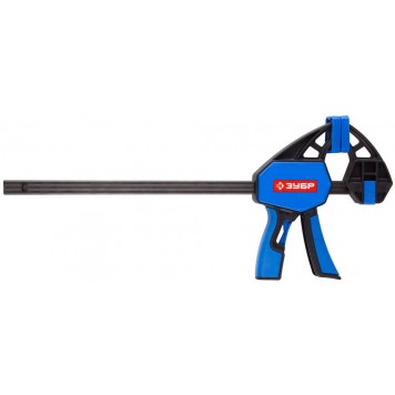 32243-30 | Струбцина ручная пистолетная, корпус нейлон,армир фиберглассом,двухкомп ручки,метал рейка,300/335мм,150кгс, ЗУБР ПРОФЕССИОНАЛ-0