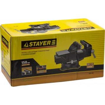 3254-150 | 150 мм, слесарные тиски, STAYER-1