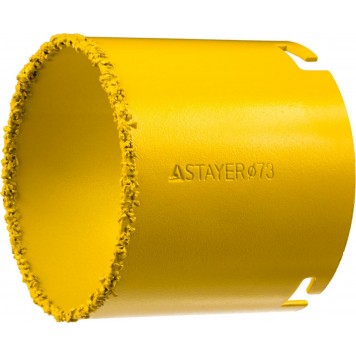 33345-73 | Коронка кольцевая с карбидно-вольфрамовой крошкой, d=73мм, STAYER PROFESSIONAL-0