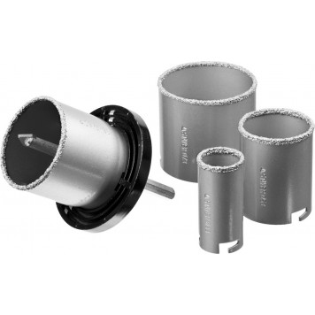 33345-H6 | Набор: Коронки с основанием и центровочным сверлом, d=33, 53, 67, 73мм, 6предм, STAYER PROFESSIONAL-0