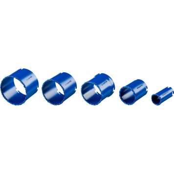 33350-H8_z01 | Набор кольцевых коронок c карбид-вольфрамовым нанесением, 8 предм. в кейсе: коронки d 33, 53, 67, 73, 83 мм, основание, сверло, ЗУБР ПРОФЕССИОНАЛ-6