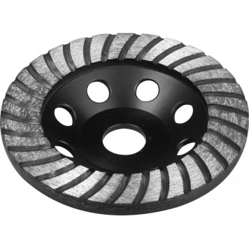 33371-125 | Чашка алмазная сегментированная, высота 22,2мм, 125мм, ЗУБР ПРОФЕССИОНАЛ-0