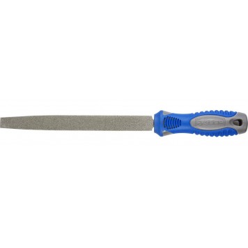 33390-200-120 | Напильник с алмазным напылением, плоский, P 120, 200мм, ЗУБР ЭКСПЕРТ-0